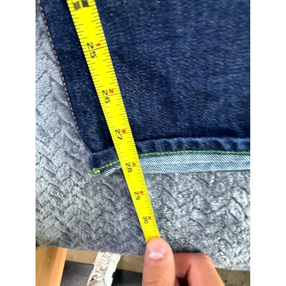 Sid Mashburn Jeans Mens 36x30 Blue Denim Cotton Dark Wash Mid Rise Straight Leg